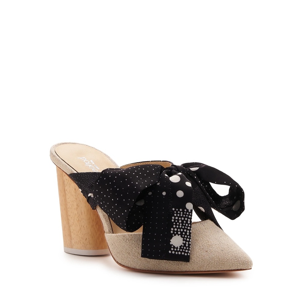 Botkier Hampton Mule Black Dot